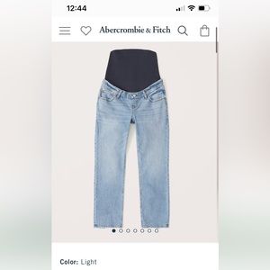 Abercrombie and fitch maternity jeans